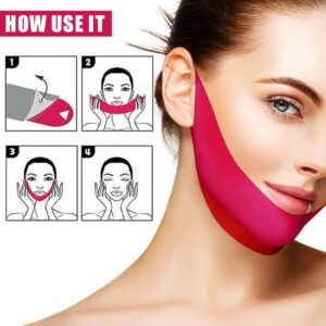 Perfect V-Lyftande ansiktsmask för kinder & haka. 5-pack